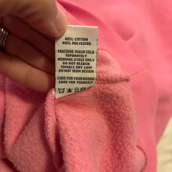 Pink Lonely Ghost hoodie large - Picture 8 of 8